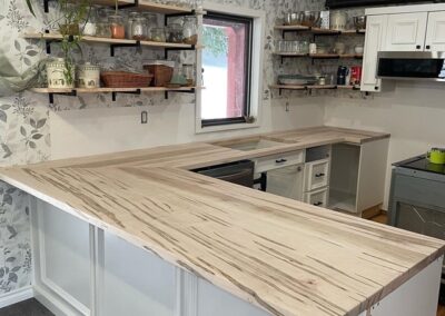 Custom kitchen built by Steinegg Cabinets in Nelson BC